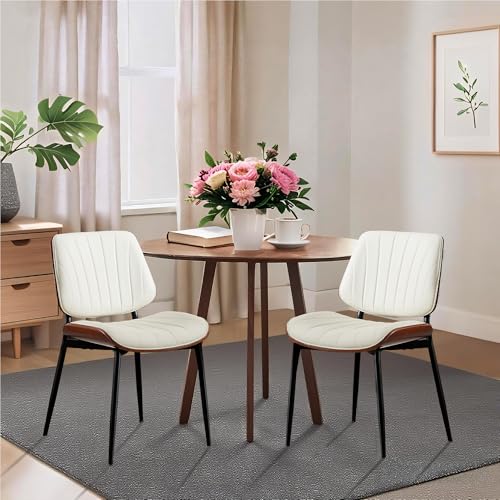 IDEALHOUSE Dining Chairs Set of 2, Mid Century Modern Dining