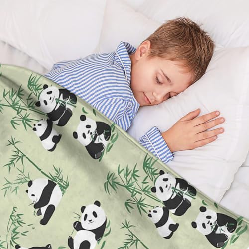 Panda Blanket Throw, Cartoon Cute Blanket Gift for Kids Soft Warm Fuzzy Throw Blankets Kids or Adults for Crib Bed Couch Chair Four Seasons Living Room Travel Outdoor - Cosy Home Interiors Panda Blanket Throw, Cartoon Cute Blanket Gift for Kids Soft Warm Fuzzy Throw Blankets Kids or Adults for Crib Bed Couch Chair Four Seasons Living Room Travel Outdoor - Image 7