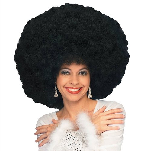 Rubies Jumbo Afro Black Wig for Adults, Unisex No Size image 4