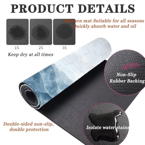 Alfombras de cocina superabsorbentes y antideslizantes para un hogar seguro 4
