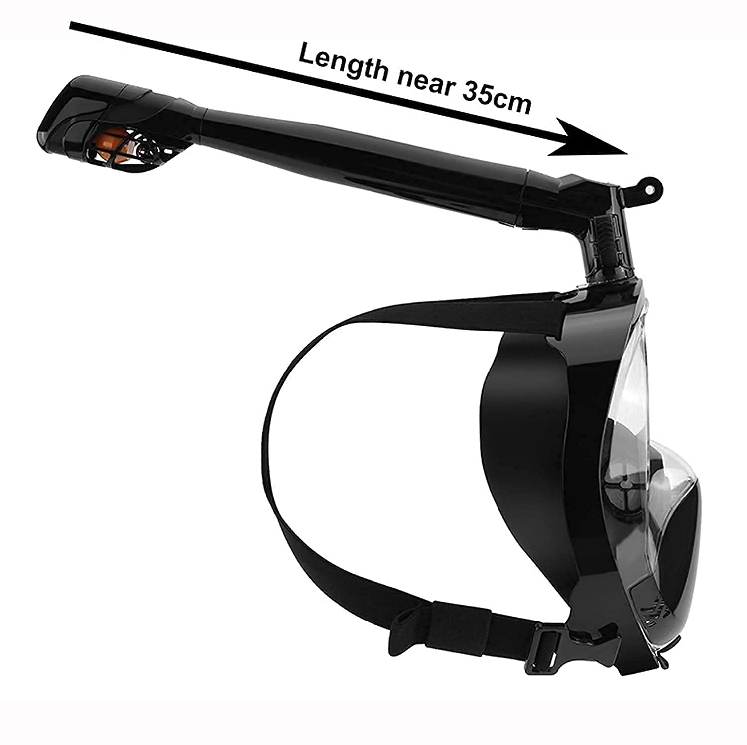 Máscara de Buceo Máscaras de Snorkel Máscaras de Buceo Subacuáticas Rotación de 360 Grados Vista de 180 Antivaho Antifugas Equipo de Snorkel Profesional de Cara Completa para Adultos (Azul 2 L)