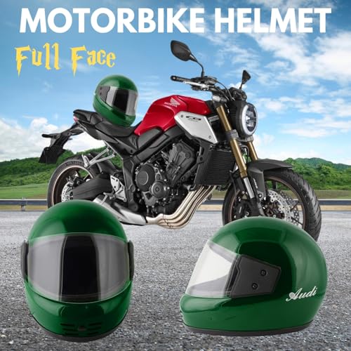 Image of Sage Square Audi Full Face Clear Visor Helmet | ISI Certified | High Standard Safety | Extra Comfort & Stylish