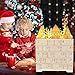 CCINEE Christmas Wooden Advent Calendar with 24 Storage Drawers, Countdown to Christmas Decoration with LED Lights Large Size Xmas Countdown Calendar for Holiday Decoration（ Upgraded）