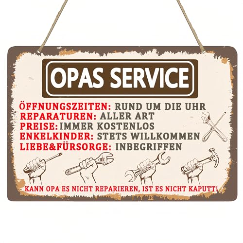 Opa Geschenk Vatertag Geschenk für Opa Vatertagsgeschenk Opa Geschenk Weihnachten Opa Geburtstag Schild aus Holz Vatertagsgeschenk für Opa Geschenke für Opa Geschenk Vatertag Opa (A)