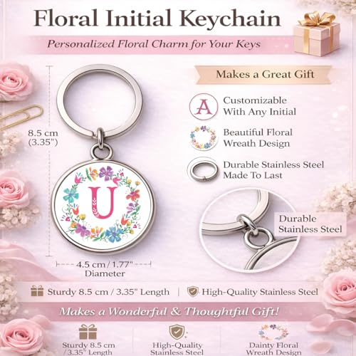 Image of magical gifts MG | Premium Alphabet & Initial Metal Keychain for Bags & Keys | Double-Sided | Personalized Initial Charm Keyring | Heavy-Duty Metal | Perfect for Gifting & Daily Use