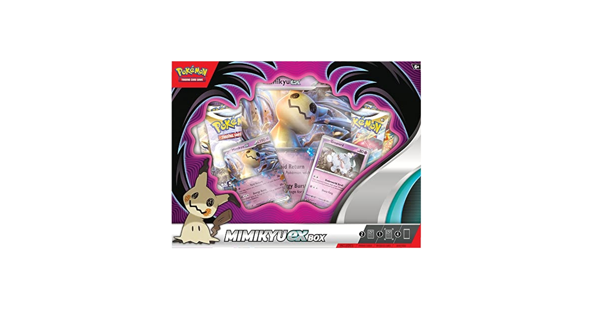 Amazon.com: Pokemon TCG: Mimikyu ex Box : Toys & Games