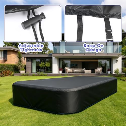Cobertor Inflable Rectangular para Piscinas 120x72x20 in miniatura 5