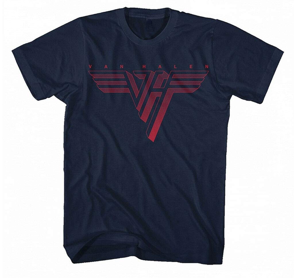 Van Halen Blue 'Classic Logo' T-Shirt (Medium)