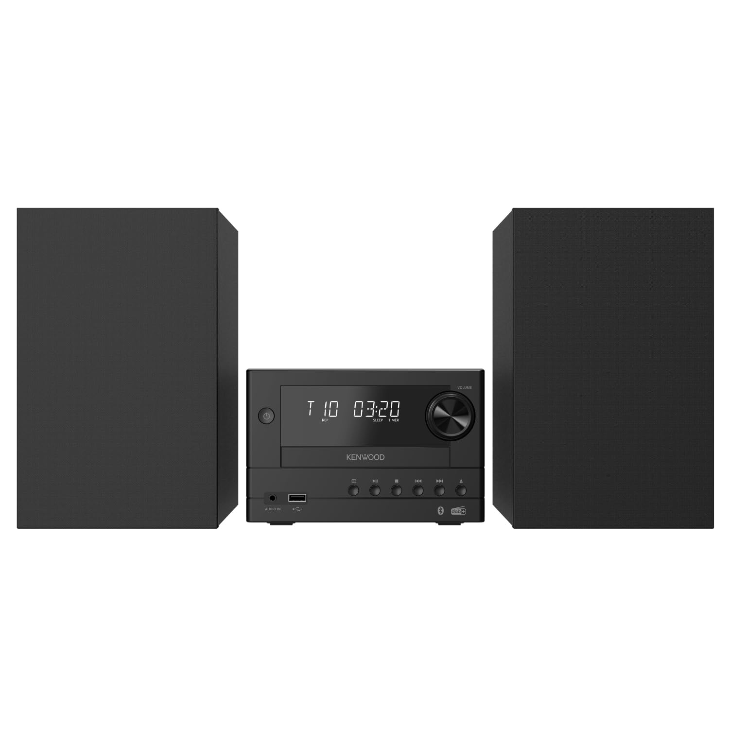 Kenwood M-450DAB - Microimpianto Hi-Fi con Bluetooth 5.4 e Radio Dab+ Nero