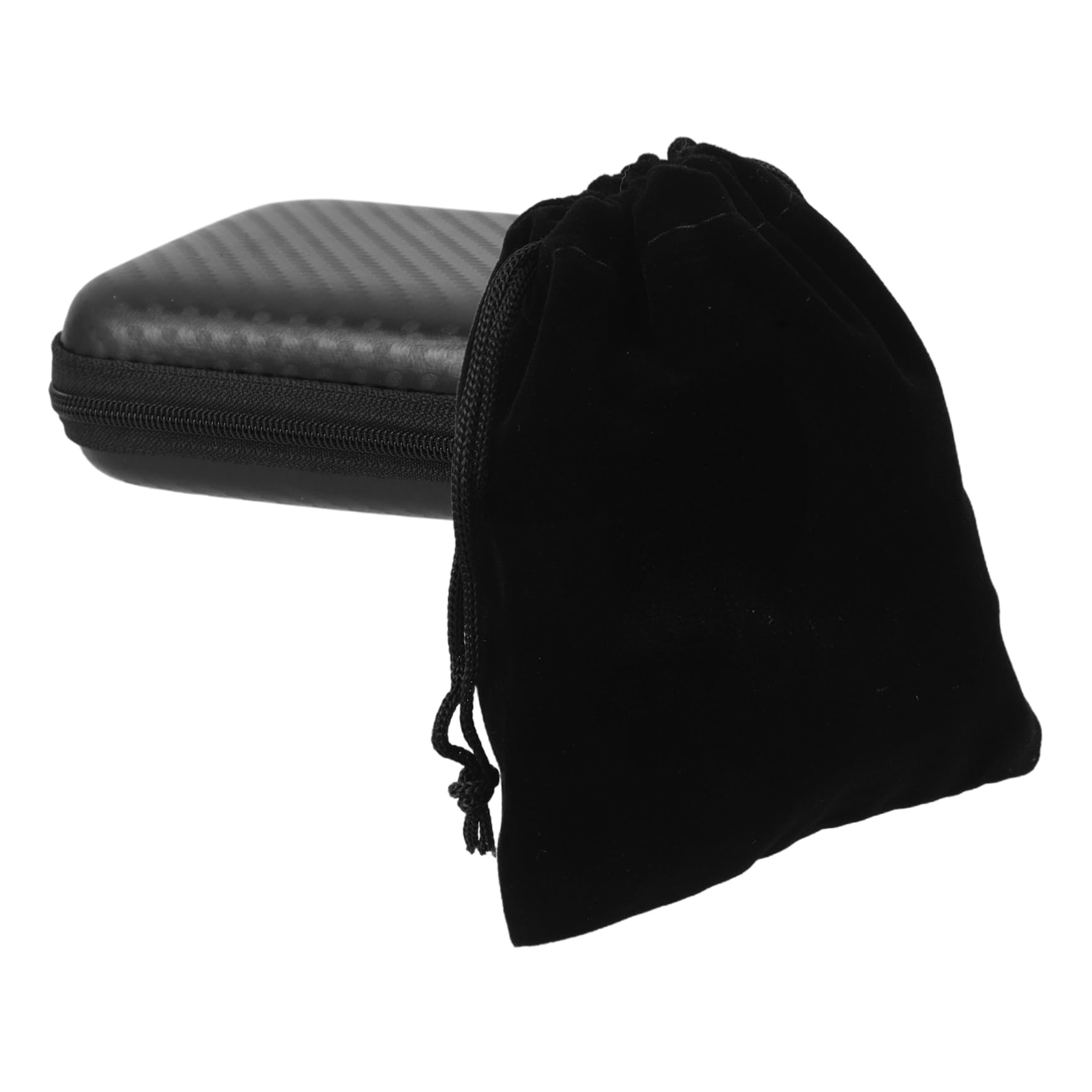 GALPADA 2Pcs Microphone Storage Case with Eva Hard Shell Pouch Elegant Travel Bag for Lavalier Mic Durable Space Saving Design for Professional Use and Versatile Applications