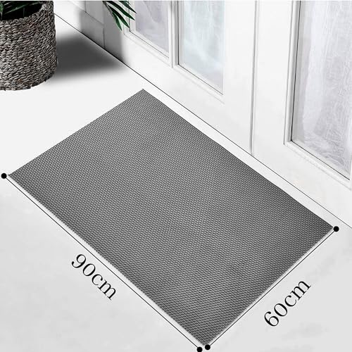 Image of Storite 2 Pack Anti Skid & Multipurpose Rectangular Rubihr /Bathroom Mat /Shower Mat /Carpet /Rugs /Rainmat /Swimming Pool Mat|,(60 x 90 cm (Rectangular))