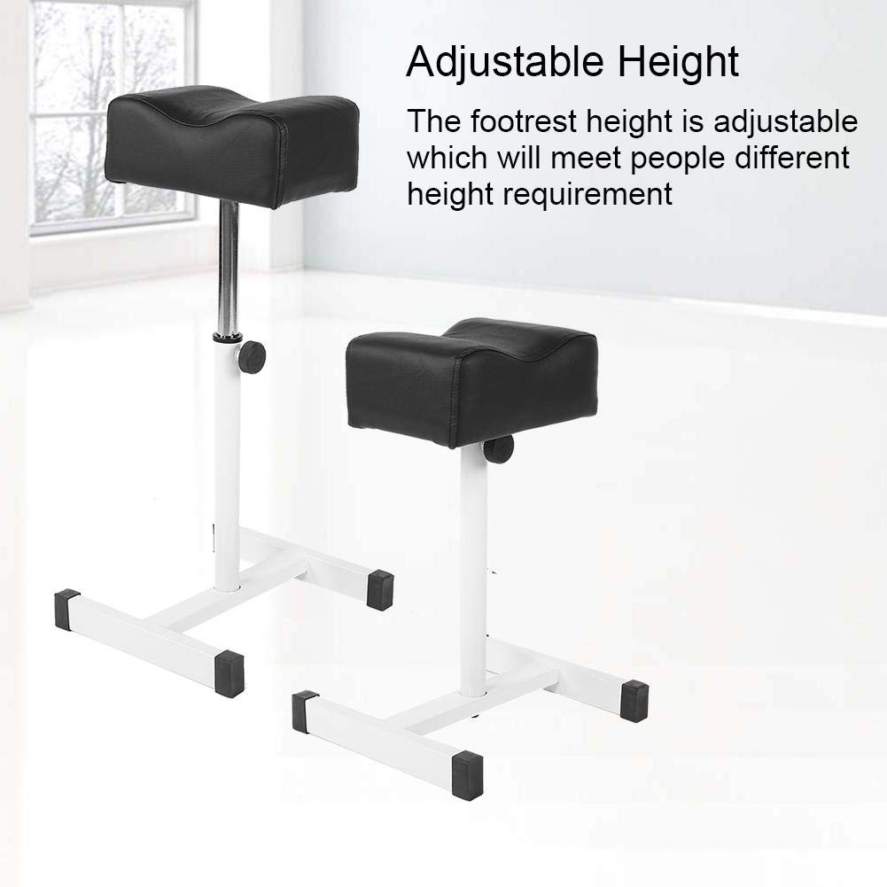 Taburete reposapiés, reposapiés ajustable para pedicura con diseño ergonómico para salón, spa, uso comercial y doméstico