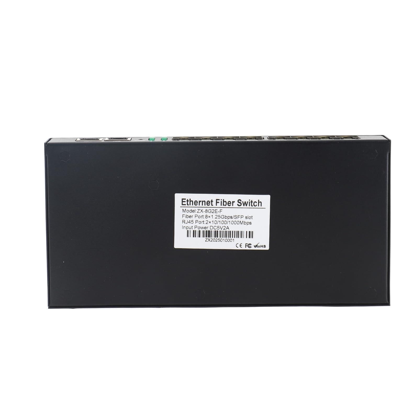 Cosiki Émetteur-récepteur Fibre Ethernet Gigabit, Adaptateur Réseau Iron, Solution Réseau 1,25 G, Idéal pour la Maison et Le Bureau