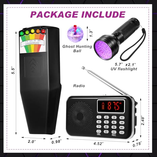 Kit de equipo para caza de fantasmas Dunzy 7 piezas miniatura 2