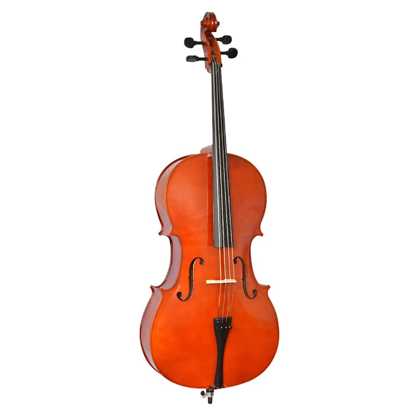 Cecilioチェロ楽器-子供と大人のフルサイズチェロ、弓、弦付き (1/4,A