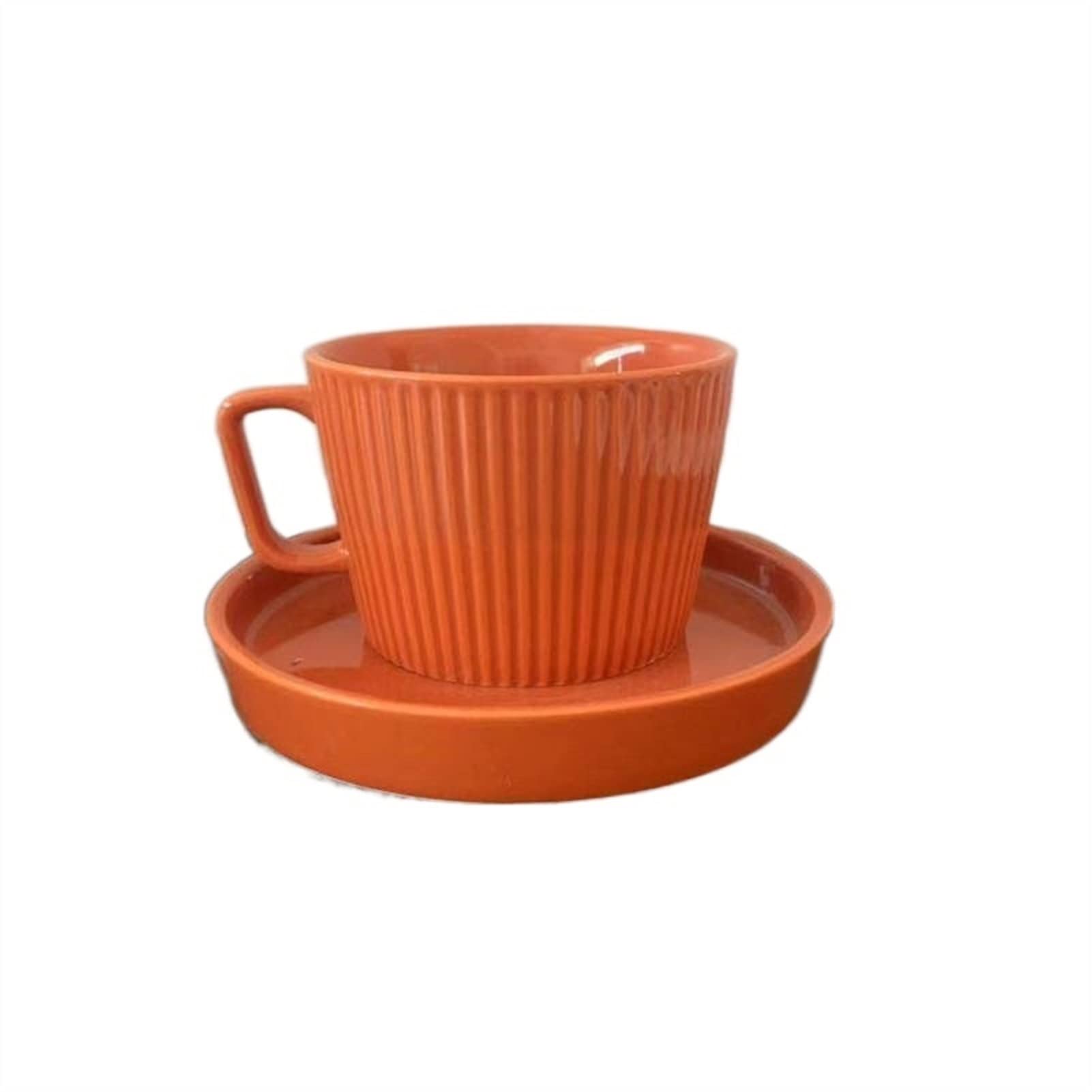 Zestaw filiżanek do herbaty i spodków, filiżanki do kawy w stylu europejskim filiżanki do kawy i spodek ceramiczny zestaw retro wykwintny popołudniowa herbata ceramiczny kubek śniadaniowy kubek na