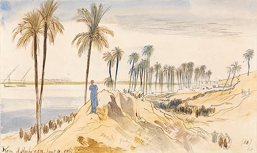 Peinture sur toile Kom El Amhr Pm Janvier par Edward Leaars 58x90 cm