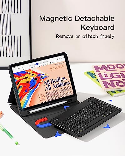 Inateck for iPad iPad (A16) 11th/10th Gen Case with Keyboard, Detachable - image 3
