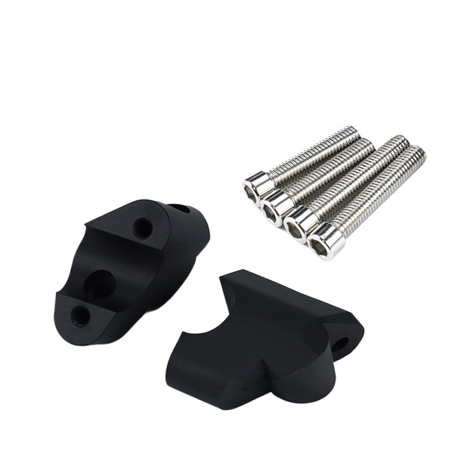 Motorcycle Handlebar Riser Fit For Ducati Multistrada V4S V4 S Pikes Peak Rally Handle Bar Clamp Move Back Adapter(Black)