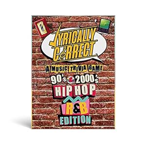 Lyrically Correct 90s and 2000s Hip Hop RB Music Trivia Card Game Celebrate Black History Month Finish The Lyrics Challenge Fun Party Game for Adults Game Nights