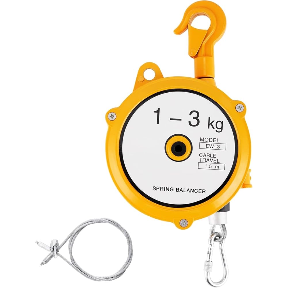 Attrezzatura di Sospensione, Bilanciatore A Molla Retrattile, Attrezzo A Molla da 2-7 Lbs (1-3 Kg)