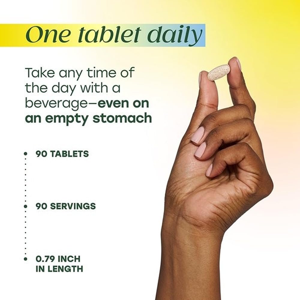 MegaFood Complex C - Immune Support - A Daily Dose of Vitamin C Delivered With Real Food - Vegan - Non-GMO - Gluten Free, Made Without 9 Food Allergens - 90 Tabs