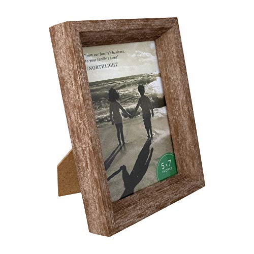 Northlight 8.25" Classical Rectangular Photo 5" X 7" Picture Frame - Brown #TOP3