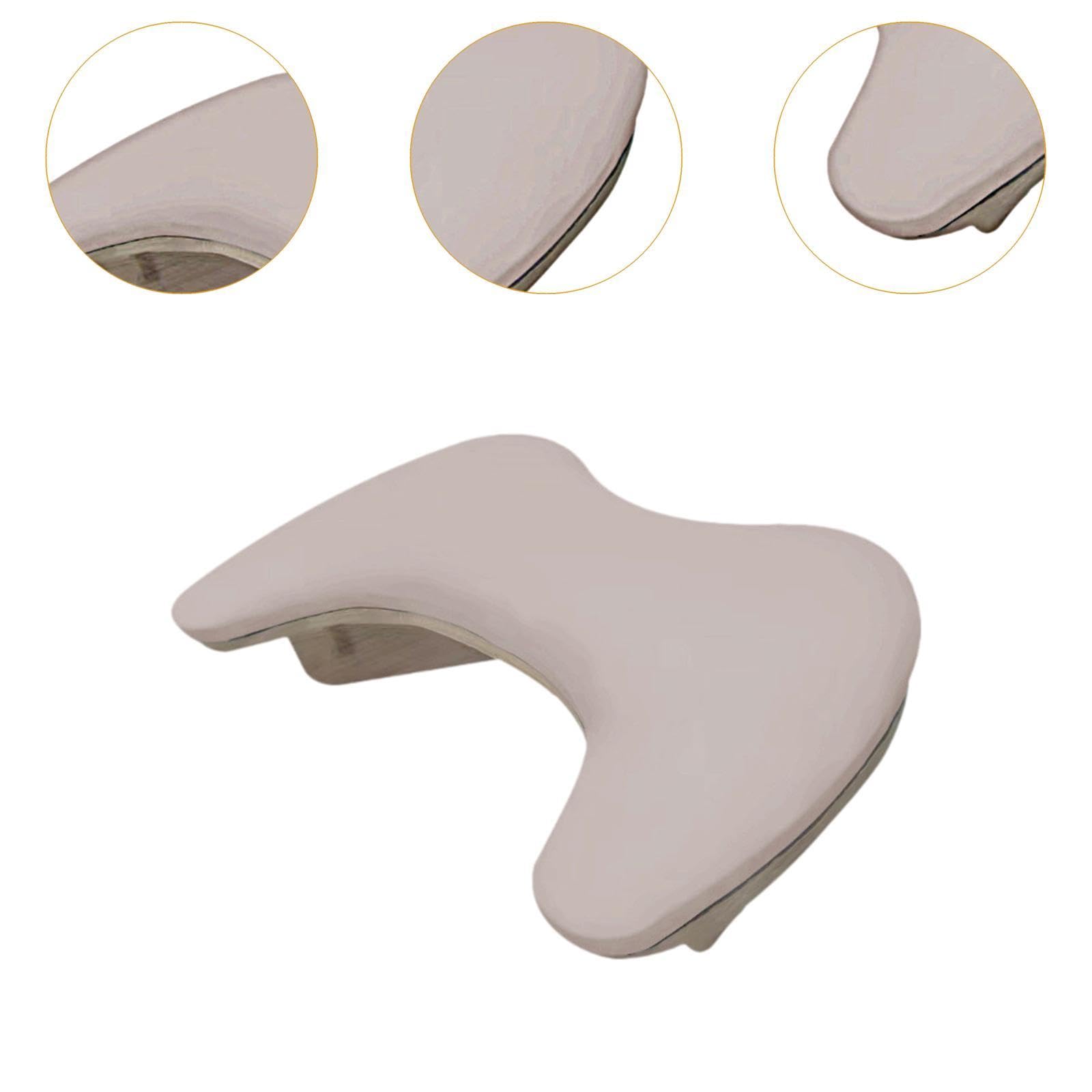 Cuscino poggiabraccia per unghie in legno a forma di U per manicure domestica salone di bellezza caffè 38 x 26 x 13 cm
