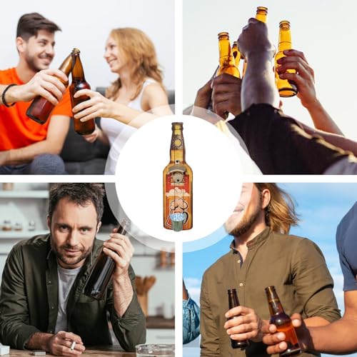 Décapsuleur mural pour homme le cadeau idéal avec bac à capsules - 5