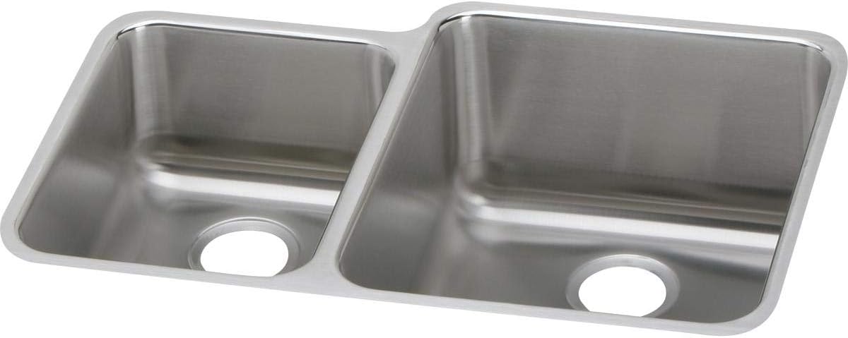 Elkay ELUH3121L Sink, 9.88 x 21.00 x 30.75, Lustrous Satin