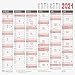 Produktbild BRUNNEN 1070130001 Tischkalender/Tafelkalender A 3 Modell 701 30, 1 Seite = 6 Monate, kräftiger Karton, Kalendarium 2021