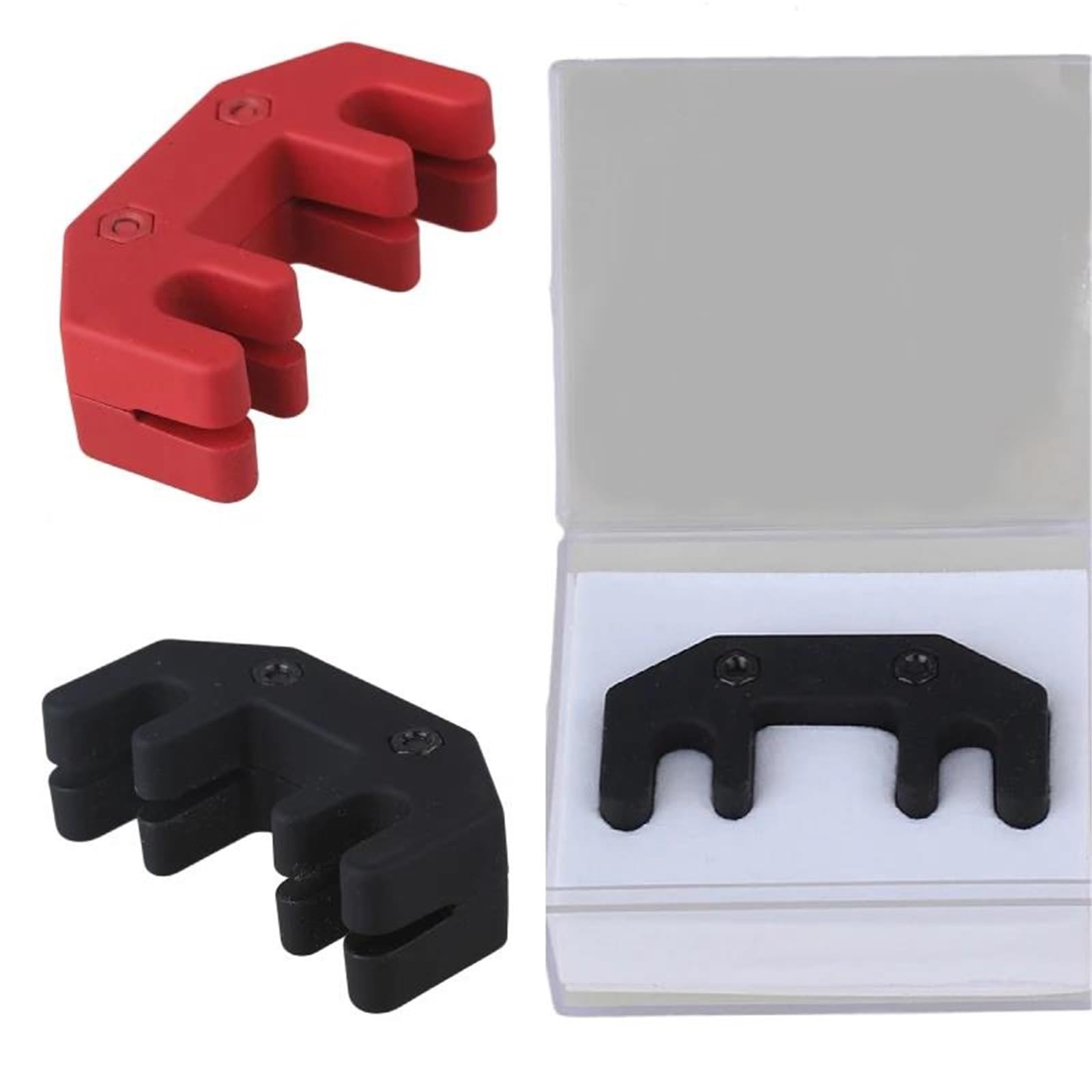 Professionale Accessori Per Violino Sordina Per Violino E Violoncello A 4 Punte In Lega Di Zinco Rivestita Gomma Durevole(Red)