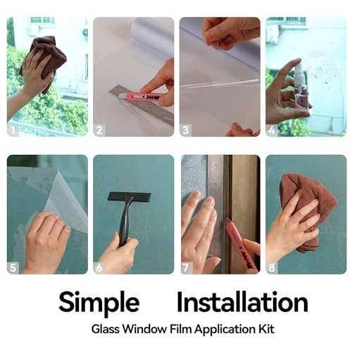 Película de privacidad para ventanas frost 17.5 x 78.7 pulgadas miniatura 6