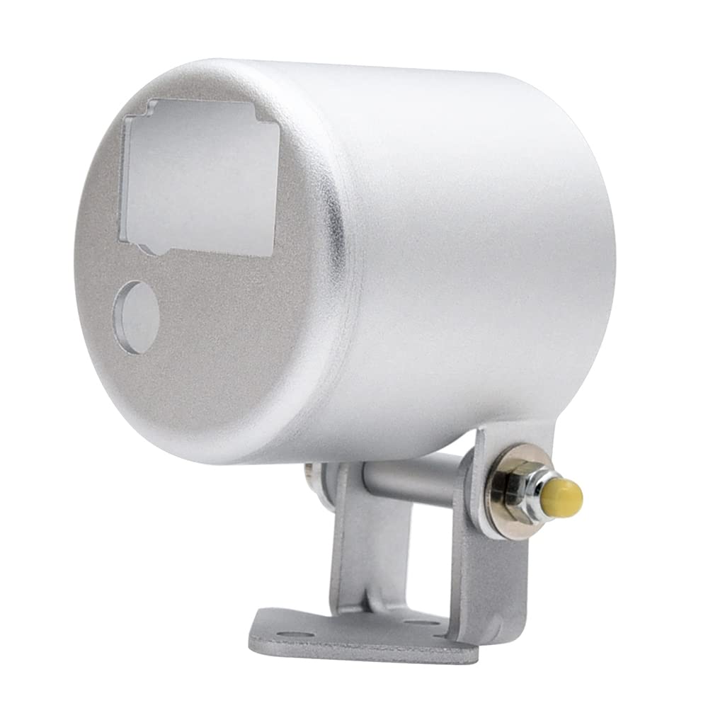 KAOLALI 12v Auto Motore 2" 52mm Alluminio, Universale Uno Singolo Foro Portacialde Calibro, Cruscotto Gauge Misuratore Porta Manometro Supporto Calibro per Veicoli Auto Camion Moto Barca