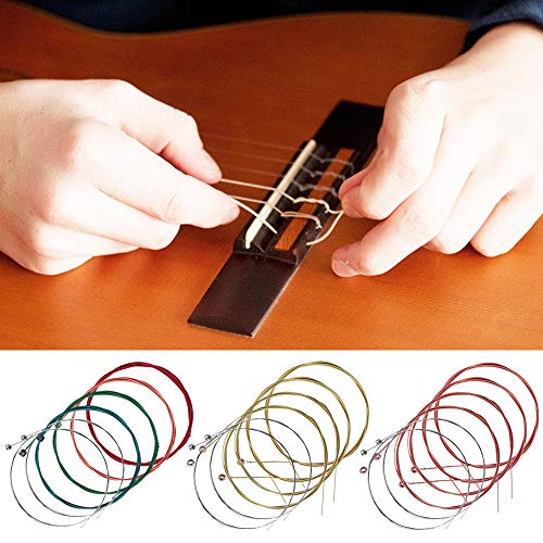 Cordes de guitare Acoustic 6 cordes Set de 3, maxin Guitar Strings Pack Corde en acier de remplacement pour guitare… - Les Beatles, Paul McCartney, John Lennon, RIngo Starr, George Harrison Cordes de guitare Acoustic 6 cordes Set de 3, maxin Guitar Strings Pack Corde en acier de remplacement pour guitare… – Image 7