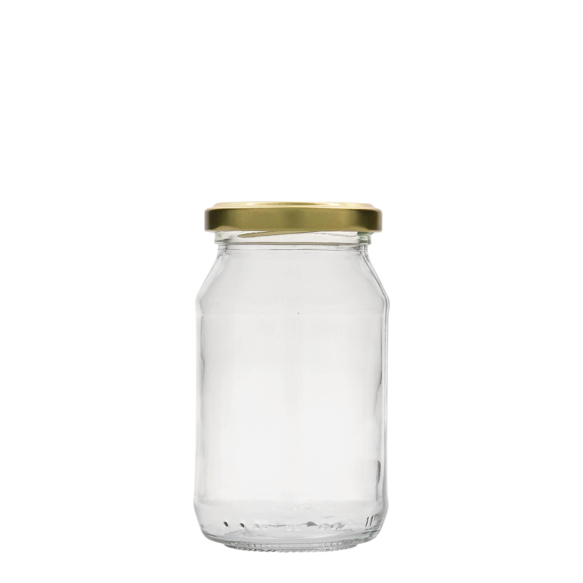 Juego de 96 tarros de conservas de 250 ml con tapa giratoria 58, tarros herméticos para conservas, conservas y almacenamiento, aptos para alimentos, sin BPA, fabricados en Alemania