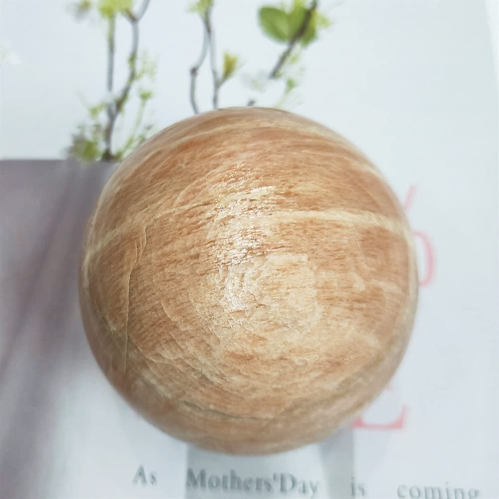 Szorstki naturalny kryształ 4-8 cm kryształowa kula księżycowy kamień naturalny pomarańczowy kwarc kamień szlachetny piłka odpowiednia do kolekcji domowych (rozmiar: 4-5 cm)