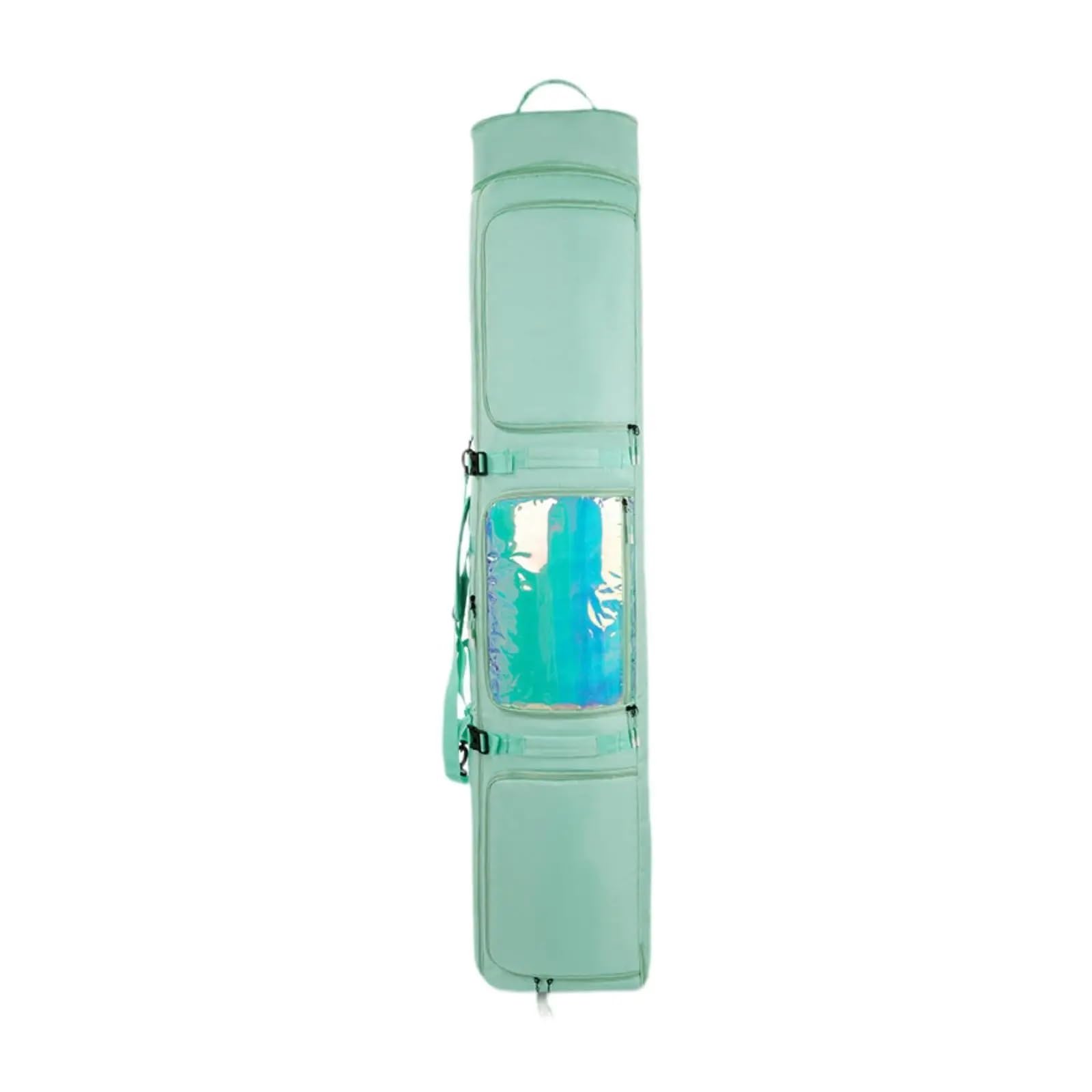 Sacca Snowboard Borsa da Sci Borsa da Snowboard con Ruote da Viaggio for Uomo Donna Trasporto Grande(Green)