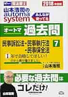 司法書士 山本浩司のautoma system オートマ過去問 (7) 民事訴訟