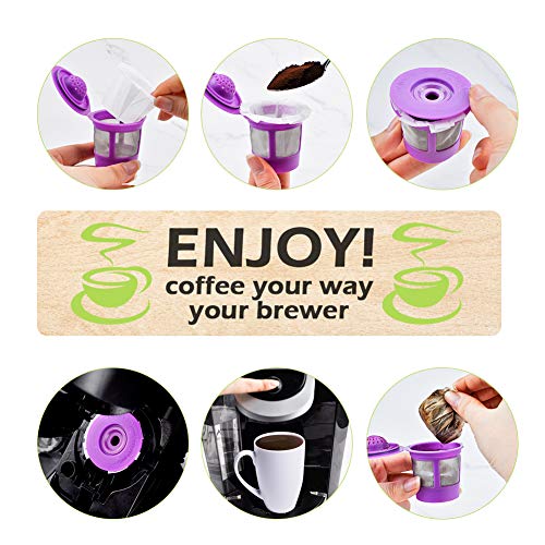 Image of CAPMESSO Disposable Coffee Paper Filters, 200 Count Keurg Cup Coffee Filters Compatible with Keurg Brewers Reusable Single Serve 1.0 and 2.0 Coffee Maker (200 Count, White)