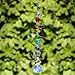 GWAHSA Suncatcher Wind Spinner Gazing Ball Spiral Tail, Crystal Sun Catchers with Seven Chakra Beads Window Hanging for Indoor Home Outdoor Garden Decor Wedding Birthday Party Gifts for Girl Women Mom