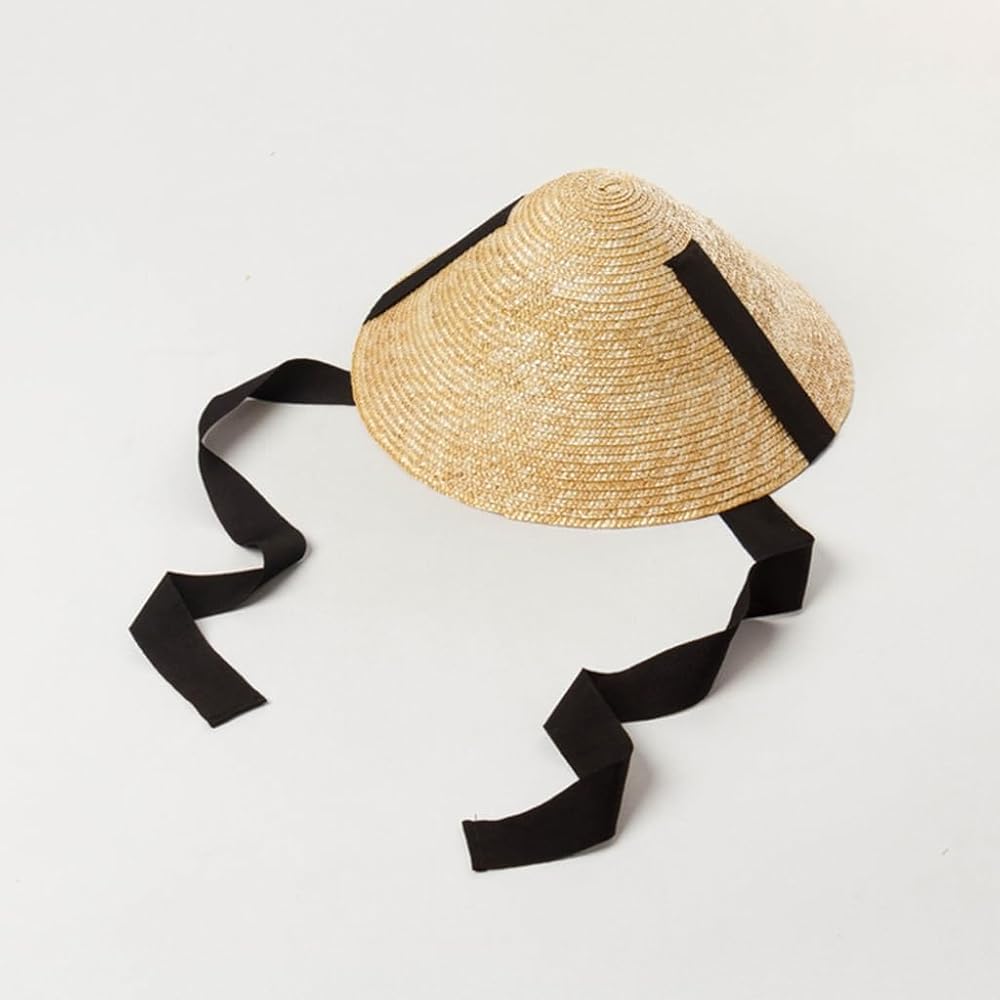 Portable Sun Hat Straw Weaving Traditional Cap for Kids Sunproof