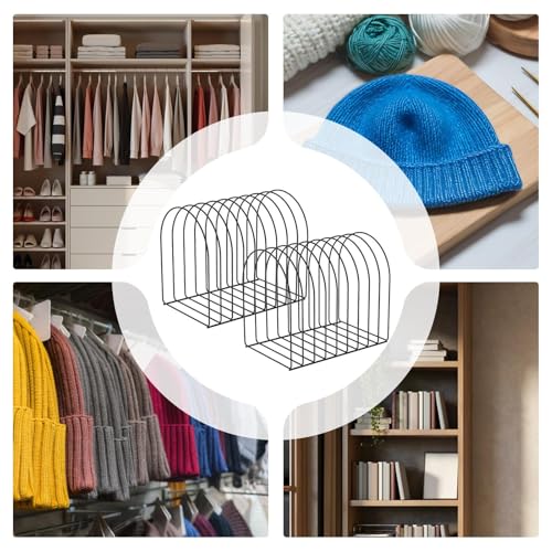 Support de stockage pour bonnets afin d'éviter les mailles déformées en chambre - 5