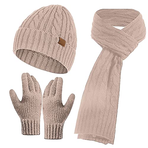Ensemble écharpe et gants contre le froid pour homme et femme