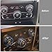 KEEGTBOX Center Console Air Conditioner Climate Control Audio Volume Tune Switch Knob Button Cover Trim Compatible with Jeep Renegade SUV 2018-2023 Interior AC Radio Knob Cover Trim Accessories (Blue)