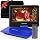 DBPOWER 11.5" Portable DVD Player, 5-Hour Built-in Rechargeable Battery, with 9" Swivel Screen, Support CD/DVD/SD Card/USB, w
