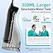 COSLUS Water Dental Flosser Teeth Pick: Portable Cordless Oral Irrigator 300ML Rechargeable Travel Irrigation Cleaner IPX7 Waterproof Electric Flossing Machine for Teeth Cleaning C20(F5020E)