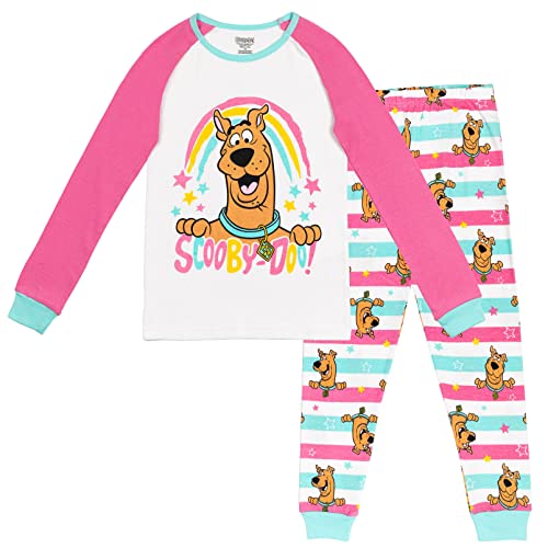 Scooby-Doo! Girls Pajama Shirt and Pants Sleep Set Toddler to Big Kid