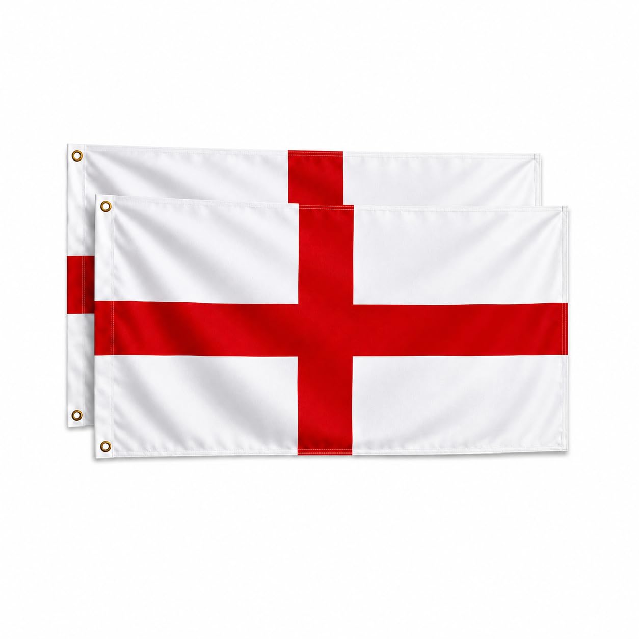 England flag 3X2ft -2 Pack small flag double sided Polyester 2 brass eyelets Weatherproof st georges flag for World Cup 2026 decorations indoor/outdoor Pub,Royal, Garden parties and Sport Events