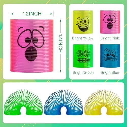 cocurb 36 pcs mini spring party favors for kids 4 to 8 birthday stress relief bulk fidget goody bag stuffers classroom prizes spring bulk toys for kids prize presents 4 bright colors